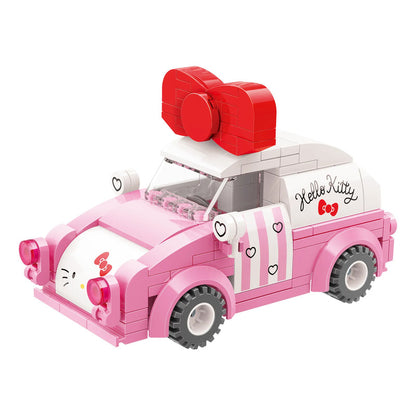 Set Bloques De Construcción Keeppley Hello Kitty Y Amigos 170 Hello Kitty Mini Car 7503