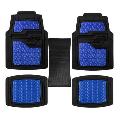 Alfombra Piso De Goma-metalizado Auto Universal 5pcs Tuninng