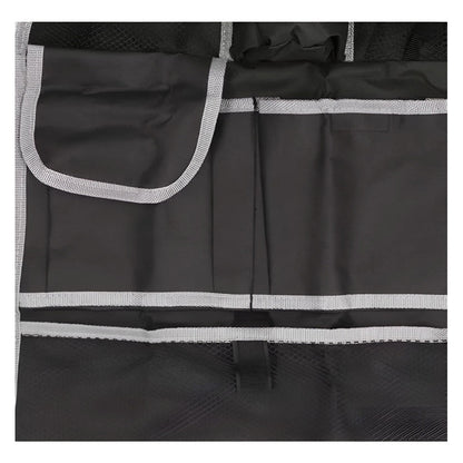 Organizador Para Respaldo Asiento Trasero Auto Multifunción Negro Eco Cuero 14222