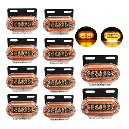 X10 Luz Led Lateral Bicolor Luz De Trocha 24v Destellante