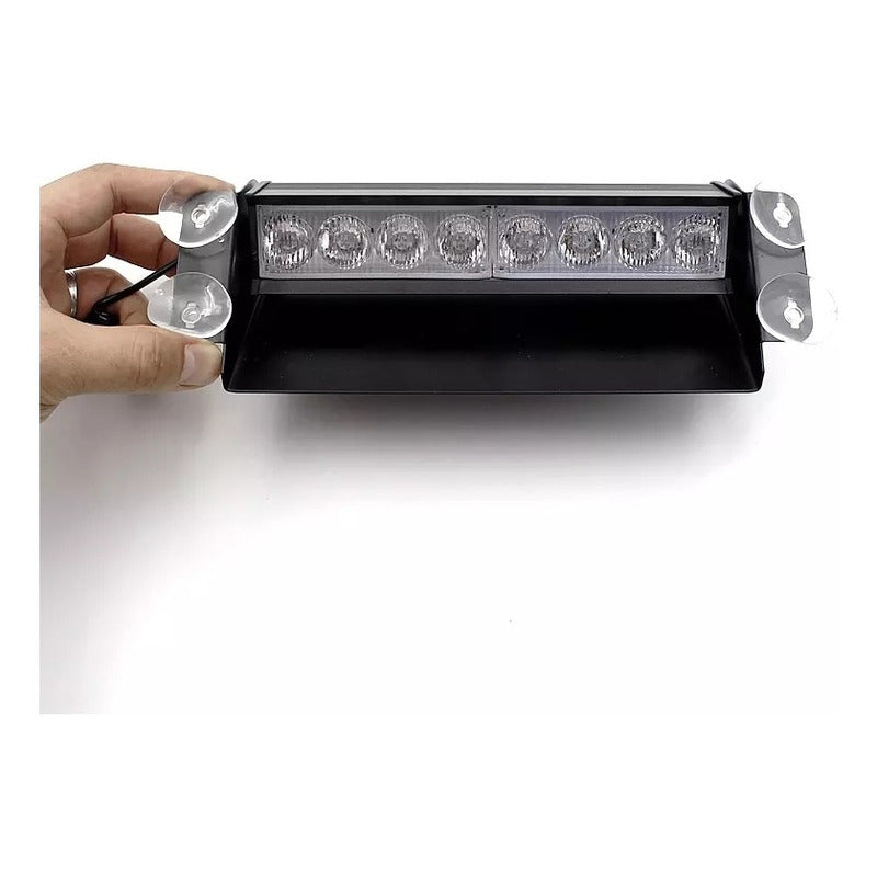 Baliza Parabrisa Led Estroboscopica Bomberos Carabinero 12v