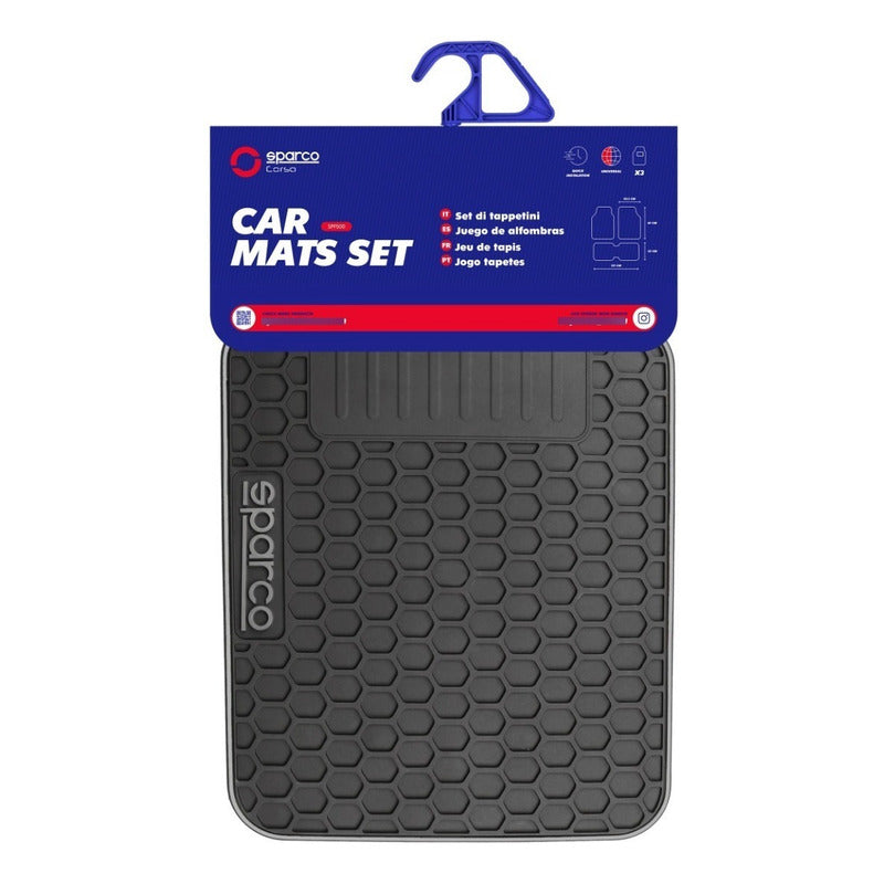 Cubre Piso Auto Goma Camello Sparco Original Universal 500gr