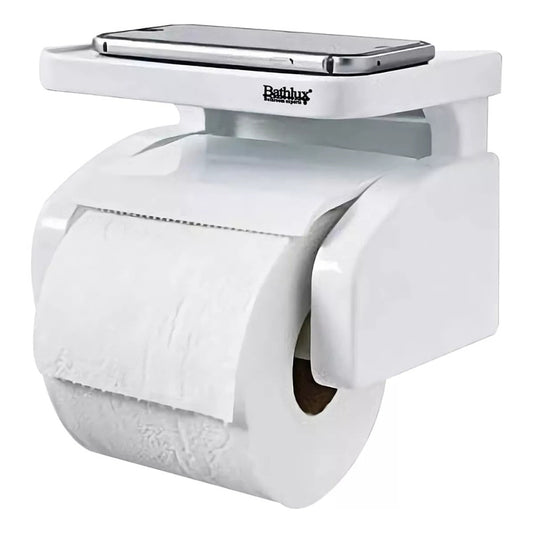 Dispensador De Confort Porta Papel Higiénico + Soporte D Cel
