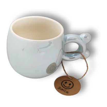 Taza Efecto Espejo Con Mango Orejitas De Oso Mug Tazón/ryc