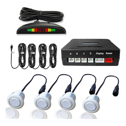 Sensor De Retroceso Para Auto Con Displey Kit Completo /r&c