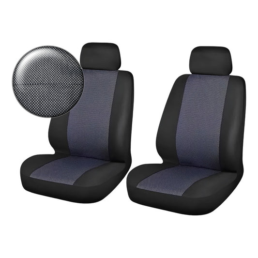 X2 Funda Cubre Asiento Delantero 2 Asientos 6pcs Rombo Kmt