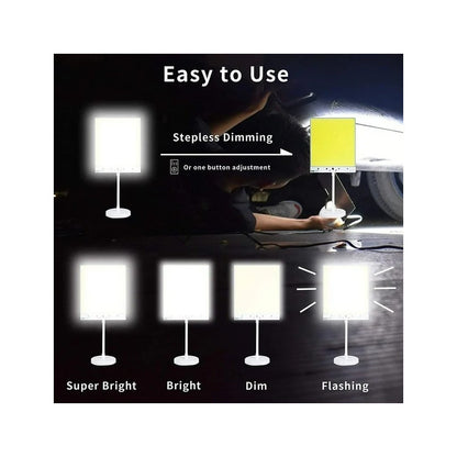 Lámpara Led Portátil Imantada Camping Emergencia 12-24v 550w