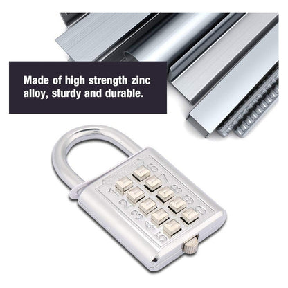 Candado Kmt Tools 40mm 5 Dígitos Color Gris Con Combinación Numérica