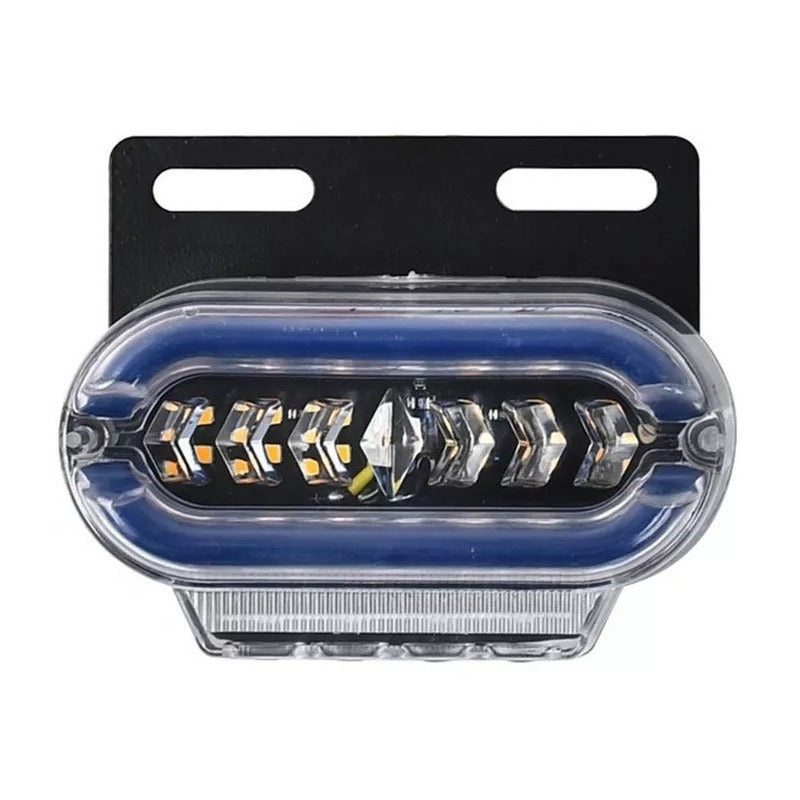 X4 Luz Led Trocha Bicolor Luz Lateral Led Advertencia 24v