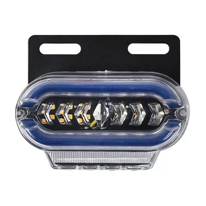 X4 Luz Led Trocha Bicolor Luz Lateral Led Advertencia 24v