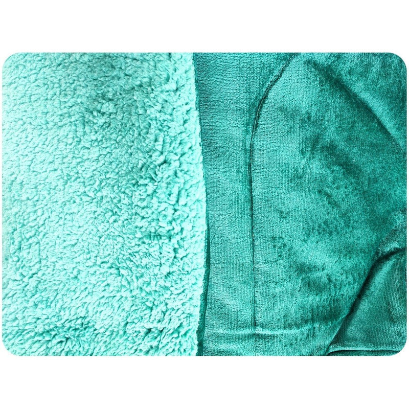 Cobertor Plush 2p Plumón Cubrecama Chiporro + Funda Invierno Rojo Mod1 Corazones Liso