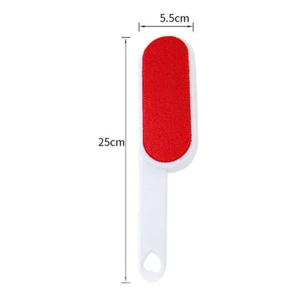 Cepillo 2 En 1 Saca Pelusas Y Pelos De Mascota Para Ropa Blanco Rojo 2708100