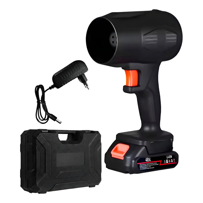 Soplador De Aire Pistola Inalámbrica Secar Auto Limpiar Hoja Negro 91-32