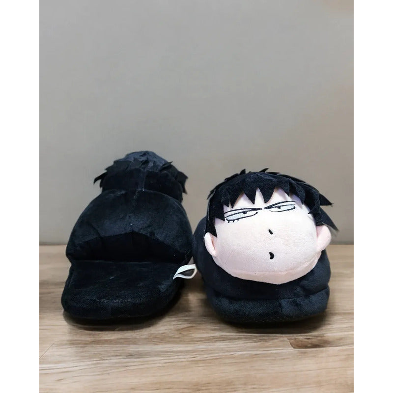 Pantuflas Acolchada Abierta Anime Kaede Rukawa Talla 36-41 Negro Kaede Rukawa Único