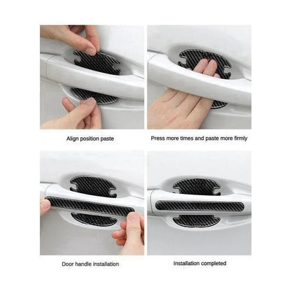 Set 8pcs Protector De Manilla + Topes De Puerta Y Retrovisor