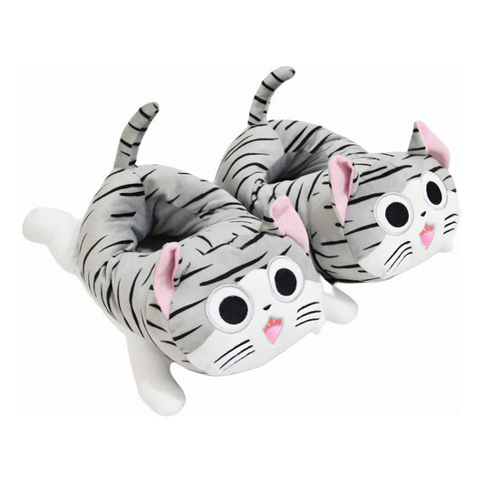 Pantuflas Cute Gato Chi Cerradas Calientita Acolchada Kawaii