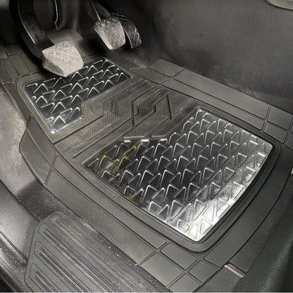 Alfombra Piso De Goma-metalizado Auto Universal 5pcs Tuninng
