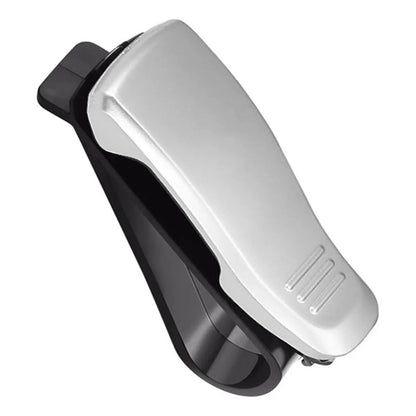 Soporte Para Lentes Pinza Porta Gafas Para Auto Al Tapasol Pinzas Para Lentes Gris/negro