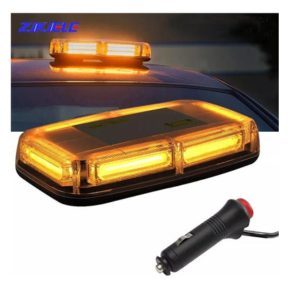 Baliza De Techo Auto Destellante 12-24v Estrobo Con Iman /r&