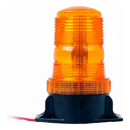 Baliza Led Ambar 2modos Luz 360 Y Strobo Apernable 10-30v