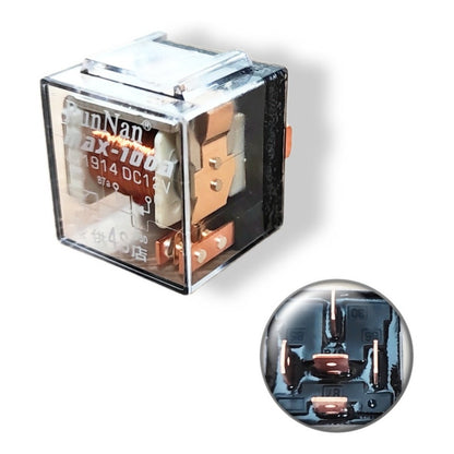 X10 Relay Transparente 12v 100a 5 Patas Relé Auto 5 Pines