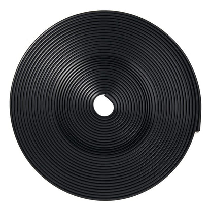 Moldura Protectora De Llanta Moldura Decorativa 8mt Auto Ryc Negro