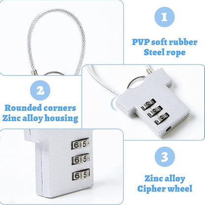 Mini Candado De Seguridad Con Contraseña Multiuso Diseño