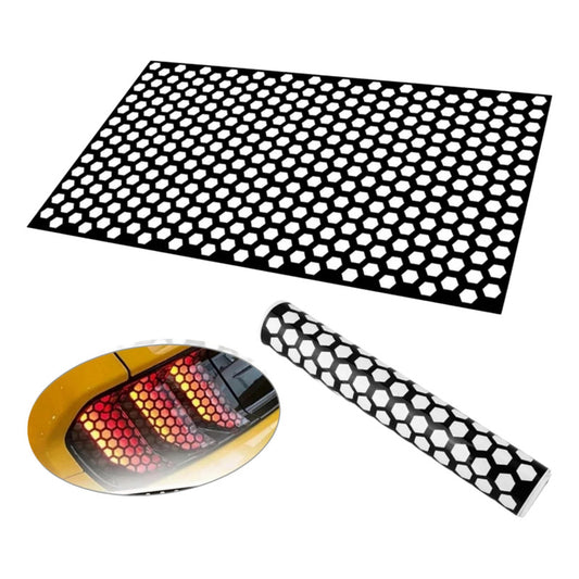 Vinilo Adhesivo Para Foco Óptico Panal 48x30cm Auto Tunning