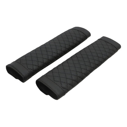 X2 Almohadilla Eco Cuero Cubre Cinturón De Seguridad Auto