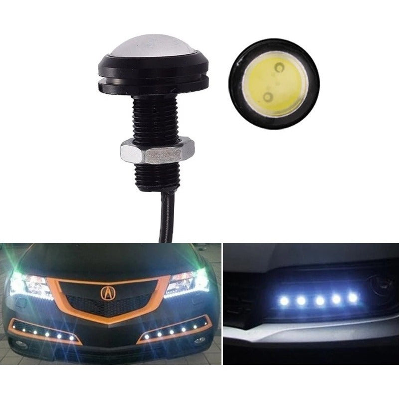 X2 Ojo De Águila Luces Led 23mm 9w Auto Tuning Universal Ryc