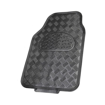 Alfombra Cubre Piso Metálico Colores Set 4pcs Auto Tuning