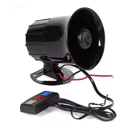 Bocina Policial Sirena 3 Tonos Auto Moto 12v Universal /ryc