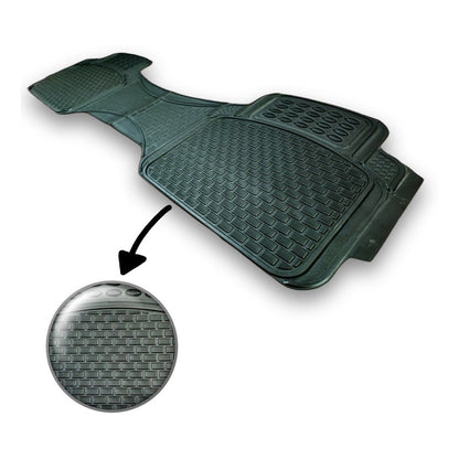 Cubre Piso Camello Goma 1 Pieza Universal Auto Camioneta /r& Goma Negro