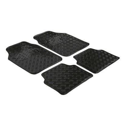 Alfombra Cubre Piso Metálico Colores Set 4pcs Auto Tuning