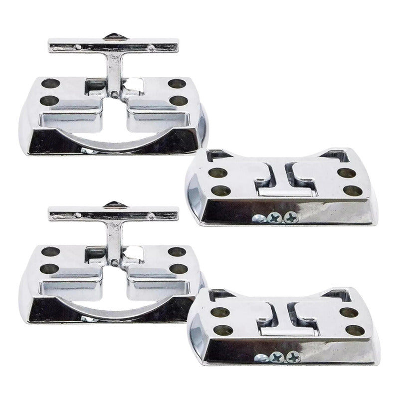 X4 Ganchos De Amarre Abatible Pick Up Invisibles Camioneta