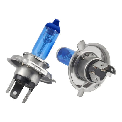 X2 Ampolleta Halógena Luz Xenon Blanca Para Auto 12v 55w R&c H4 Halogena