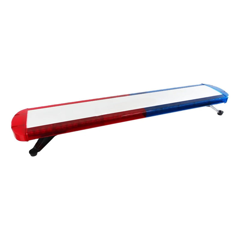 Baliza Led De Techo Destellante Rojo Azul Apernable 12-24v