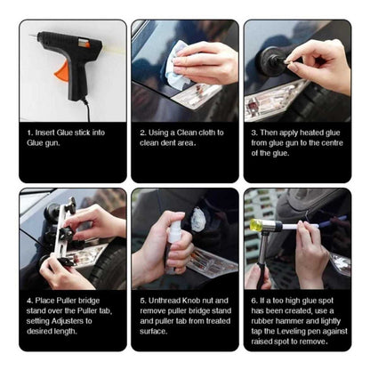 Kit Desabollador Ventosa Reparación Golpes Abolladuras Auto2
