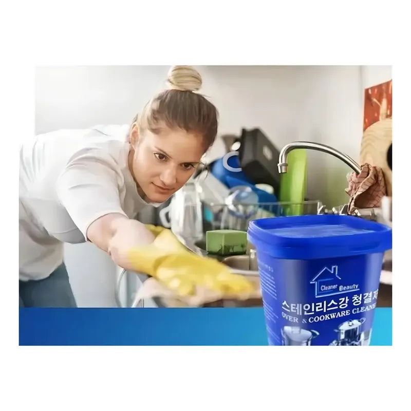Pasta Limpiadora Multiusos Para Acero Y Hogar, 500g