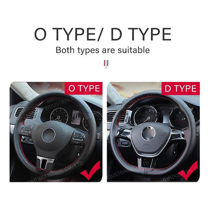 Funda Cubre Volante Cosido Para Auto + Hilo Y Aguja /r&c