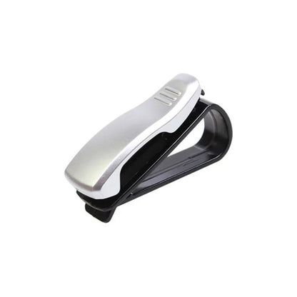Soporte Para Lentes Pinza Porta Gafas Para Auto Al Tapasol Pinzas Para Lentes Gris/negro
