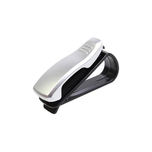 Soporte Para Lentes Pinza Porta Gafas Para Auto Al Tapasol Pinzas Para Lentes Gris/negro
