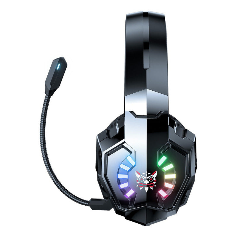 Audifono Gamer Onikuma B15 Trimodo Conexión Microfono Luz Color Negro B15