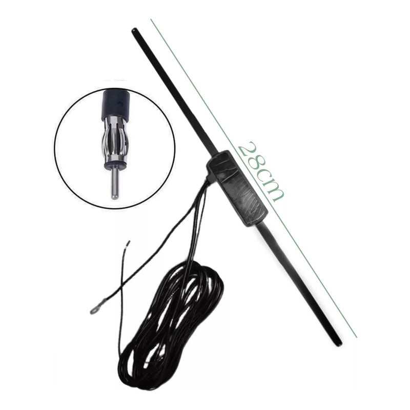 Antena Electrónica Interior Radio Am/fm Parabrisa Auto Unive