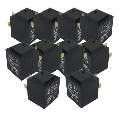 X10 Relay 12v 80a 4 Patas Relé Auto 4 Pines /ryc