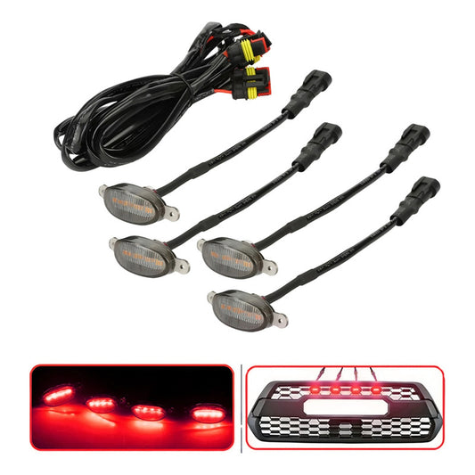 X4 Luz Led Estilo Raptor Ahumada Parachoque Parrilla Rejilla