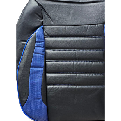 Set Cubre Asiento 11pcs 100% Eco Cuero Acolchado Premium 703