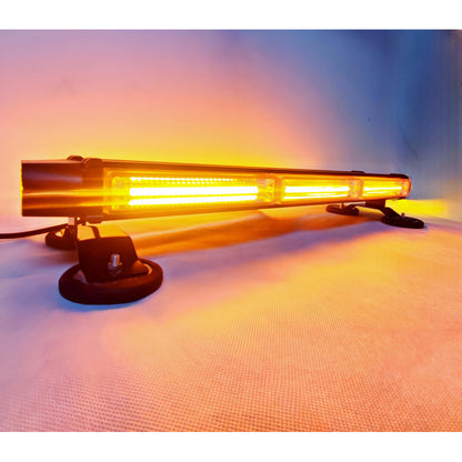 Baliza Led De Techo Destellante Ámbar Estrobo Auto 12v Imán