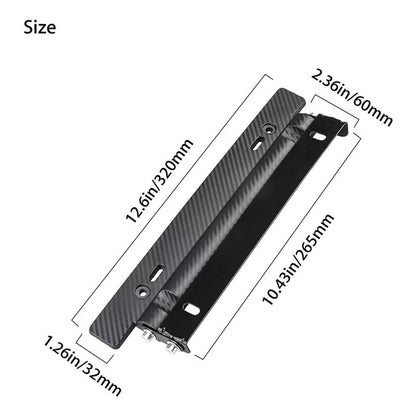 Porta Patente Ajustable Universal Para Auto Tuning /r&c Negro