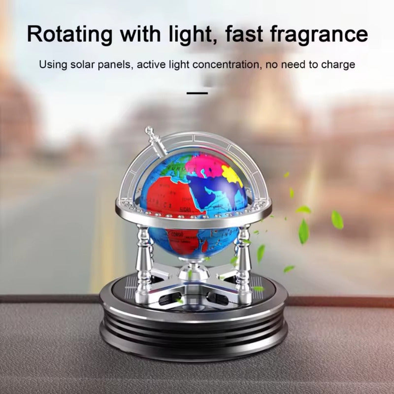 Aromatizante Solar Giratorio + Esencia Difusor Aroma Tierra